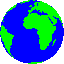 You can view either a map of the Earth showing the day and night regions at this moment, or view the Earth from the Sun, the Moon, the night side of the Earth, above any location on the planet specified by latitude, longitude and altitude, from a satellite in Earth orbit, or above various cities around the globe. 